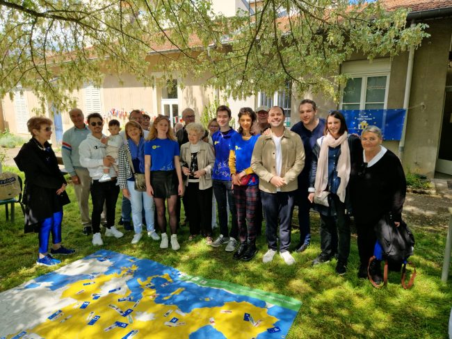 13 mai_Nancy-expo, carte géante, buffet européen